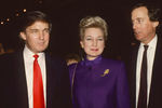 Дональда Трамп с сестрой Марианной и братом Робертом
