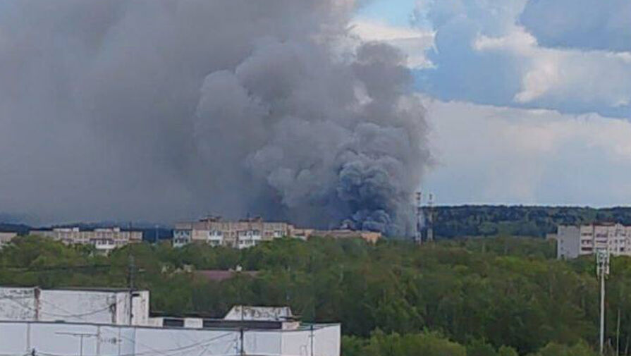 В Наро-Фоминске локализовали крупный пожар