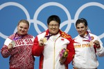 Призеры в категории до 75 кг: Татьяна Каширина, Чжоу Лулу, Рипсиме Хуршудян