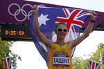 Австралиец Джаред Таллент финишировал вторым