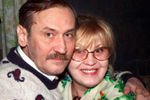 1997 год. Л.Филатов в больничной палате с женой Ниной Шацкой, актрисой театра и кино