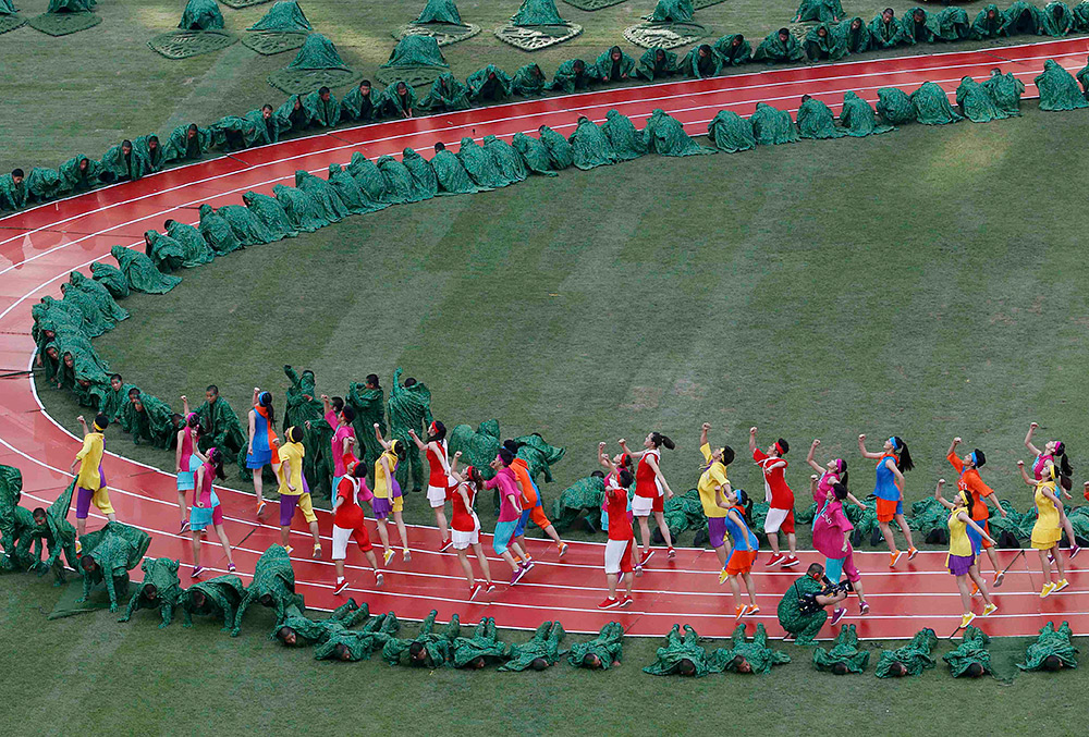 Церемония открытия чемпионата мира по легкой атлетике в Пекине – 2015