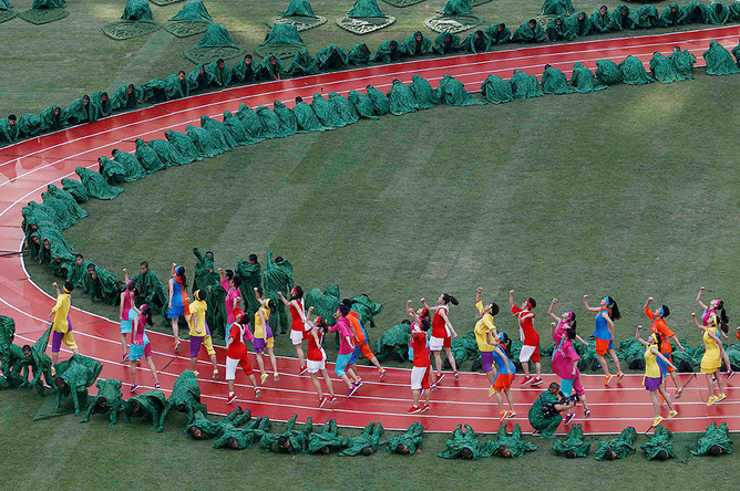 Церемония открытия чемпионата мира по легкой атлетике в Пекине – 2015