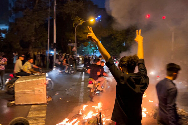 Протесты в&nbsp;Тегеране, Иран, 19&nbsp;сентября 2022&nbsp;года