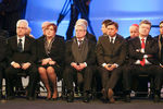 Президент Украины Петр Порошенко (справа) во время церемонии к 70-летию освобождения Освенцима в Польше