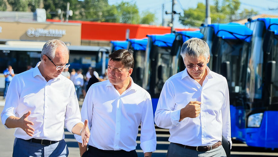 Андрей Воробьев передал 110 новых автобусов АО Мострансавто