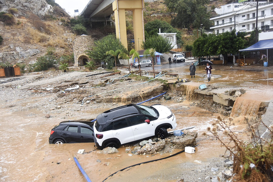 Последствия наводнения на&nbsp;острове Крит, Греция, 15&nbsp;октября 2022&nbsp;года