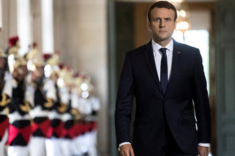 Президент Франции Эммануэль Макрон