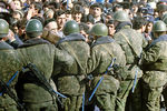 Во время событий в Душанбе, февраль 1990 года