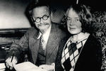 Лев Троцкий и его жена Наталья Седова