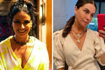 Джованна Антонелли в кадре из сериала «Клон» в 2001 году и в 2020 году (коллаж)