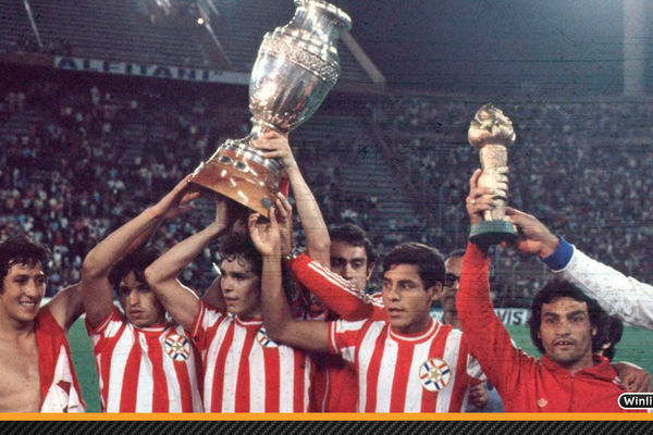 Кубок Америки — 1979. Сборная Парагвая празднует победу