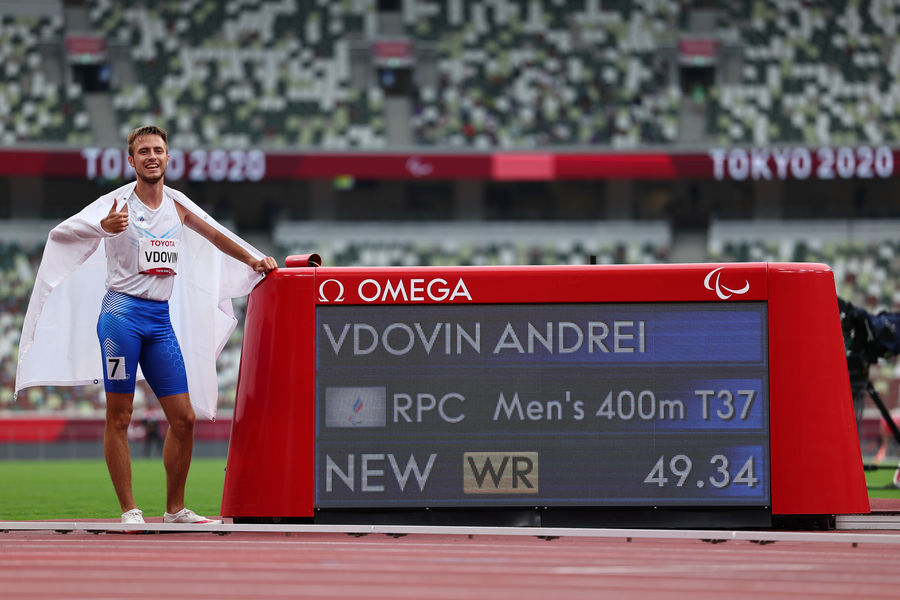 Российский легкоатлет Андрей Вдовин победил на Паралимпиаде в Токио с мировым рекордом