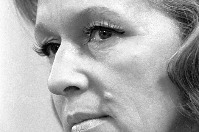 Телеведущая Валентина Леонтьева, 1978 год