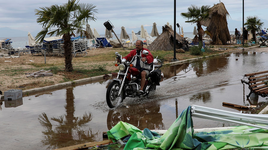 Последствия урагана на&nbsp;полуострове Халкидики в&nbsp;Греции, 11 июля 2019 года