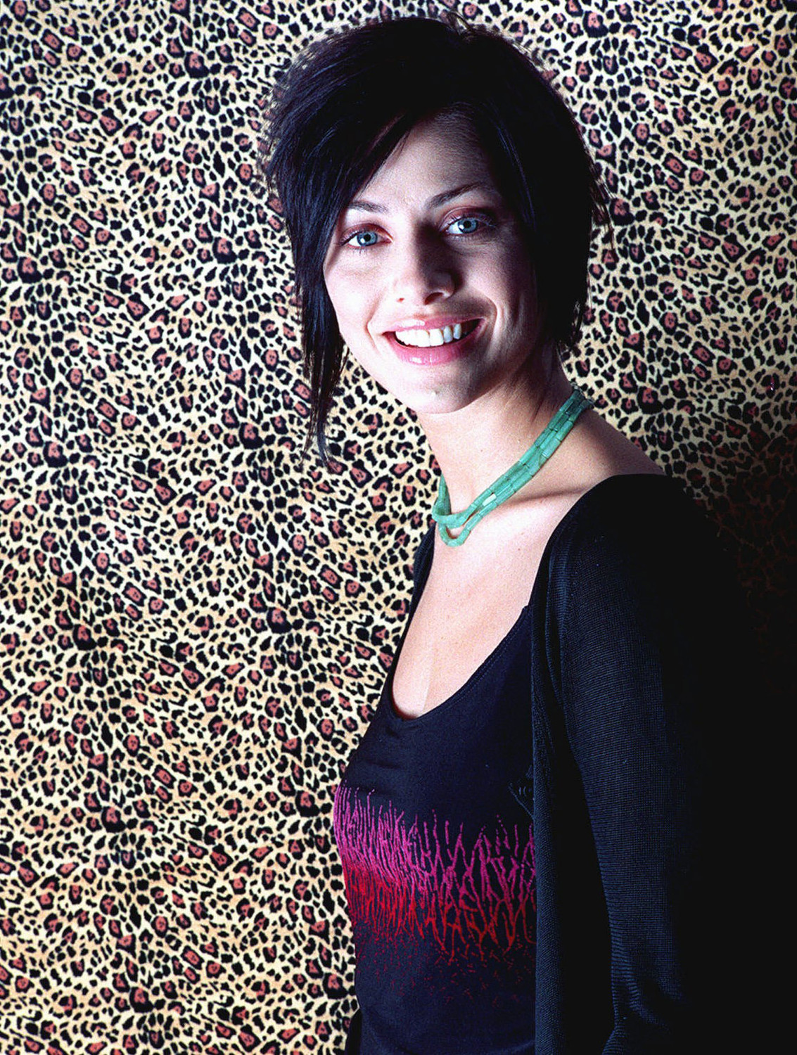 Натали Имбрулья после интервью в Нью-Йорке, 1998 год