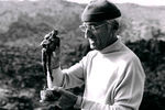 Жак-Ив Кусто после завершения поисков Атлантиды у берегов Санторини, 1983 год