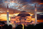 Вид на собор Святой Софии в Стамбуле