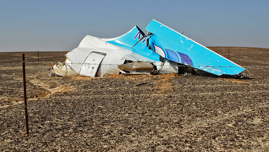 Обломки самолета Airbus A321