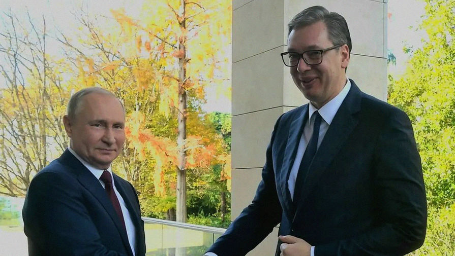 Путин и Вучич обсудили поставки российского природного газа в Сербию