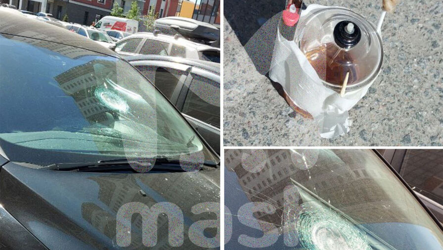 В Петербурге закинули взрывное устройство в автомобиль во дворе