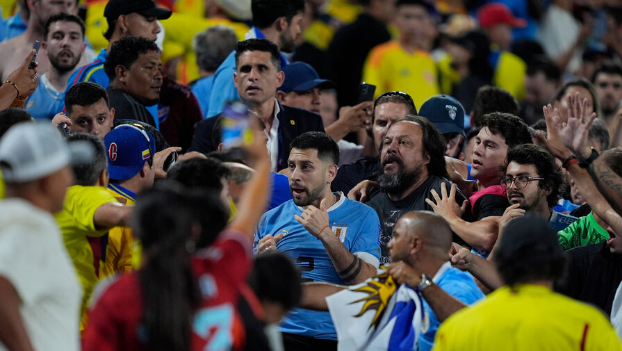 Уругвайские футболисты подрались с фанатами Колумбии после Кубка Америки