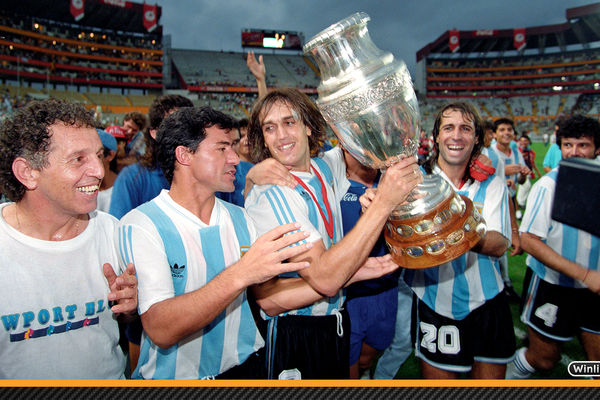 Кубок Америки — 1993. Сборная Аргентины празднует победу