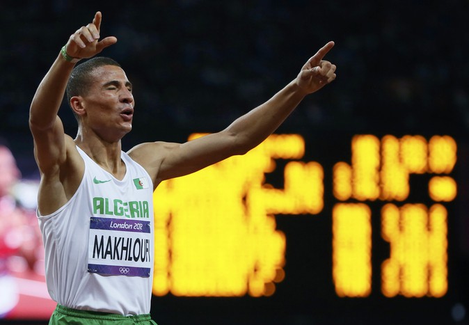 Алжирец Тауфик Маклуфи выиграл золото Олимпиады в&nbsp;беге на&nbsp;1500 м