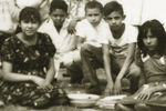 Уго Чавес с друзьями в школьные годы