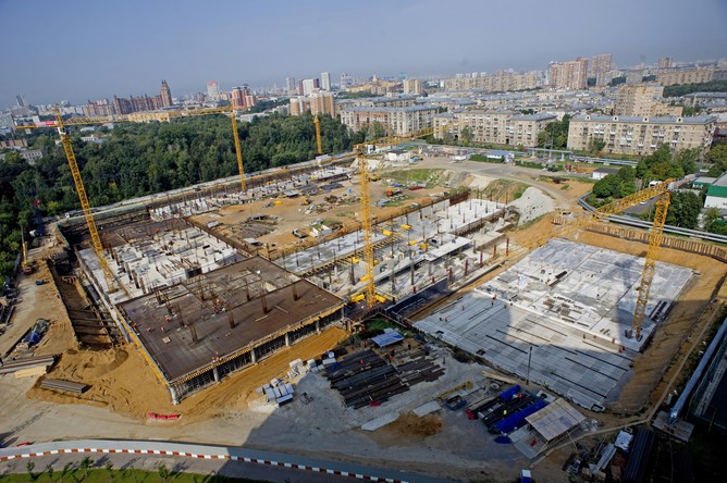 Несмотря на сложности, строительство стадиона ЦСКА продолжается
