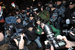 Задержание участников несанкционированного митинга в поддержку «узников Болотной» на Манежной площади