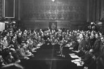 Берлин. Министр иностранных дел Германии фон Риббентроп информирует дипломатический корпус и прессу о начавшемся нападении на Советский Союз, 22 июня 1941 года 