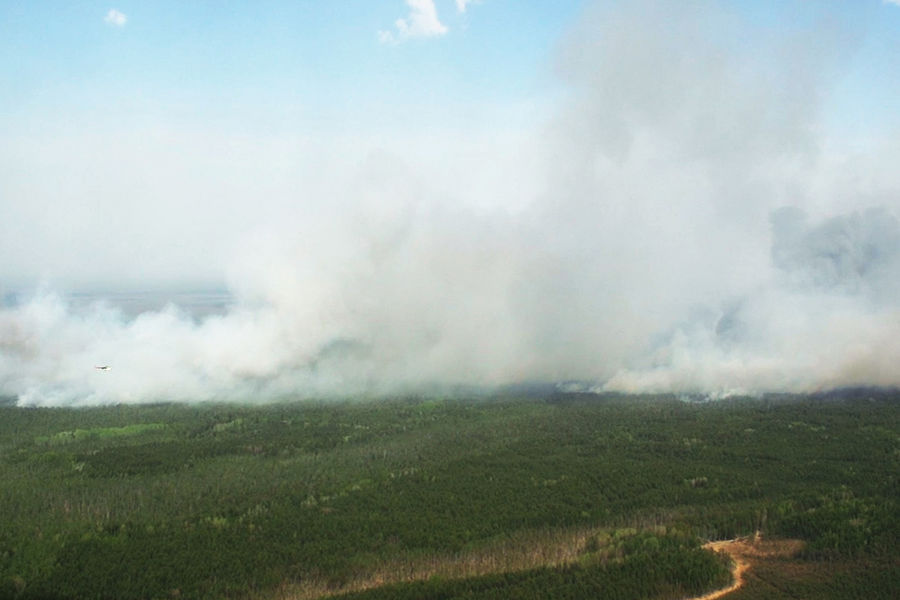 Лесной пожар в&nbsp;Якутии, 3 августа 2021 года