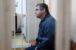 Подозреваемый в денежных махинациях управляющий директор по инвестиционной деятельности АО «Роснано» Андрей Горьков во время рассмотрения ходатайства следствия об аресте в Басманном суде, 11 июня 2017 года