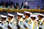 Президент Ирана Хасан Рухани на военном параде в Ахвазе, Иран, 22 сентября 2018 года