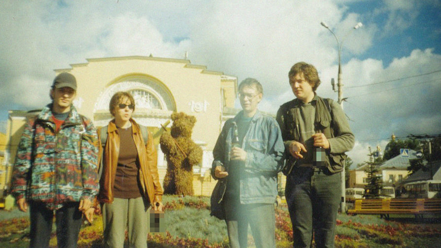 Анастасия Белокурова, Борис Усов и Михаил Хабаров в&nbsp;Ярославле, 2005 год