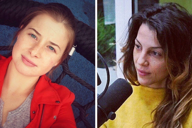 Элина Гисмеева и Фатима Жагупова (коллаж)