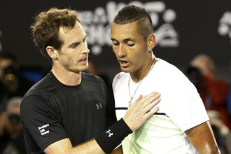 Энди Маррей (слева) лишил Australian Open последнего австралийца в мужском одиночном разряде