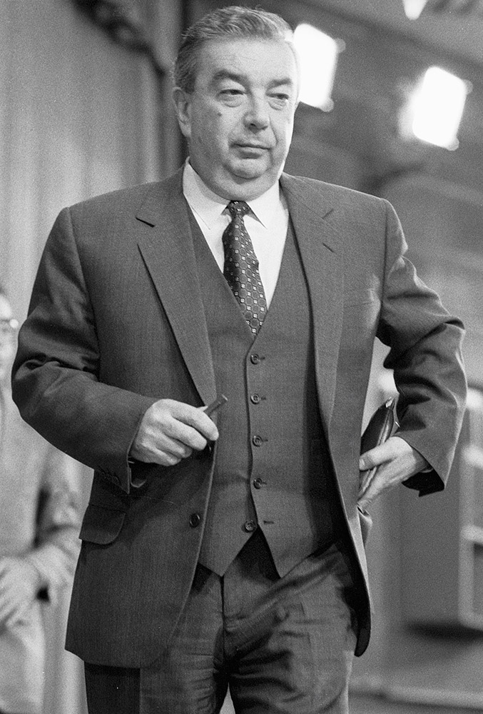 Директор центральной службы разведки СССР Евгений Примаков, 1991