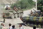 Бронетехника на улице Буденновска, 16 июня 1995 года