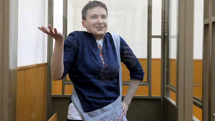 Надежда Савченко в&nbsp;зале суда
