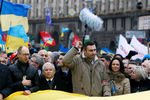 Виталий Кличко во время акции протеста в Киеве