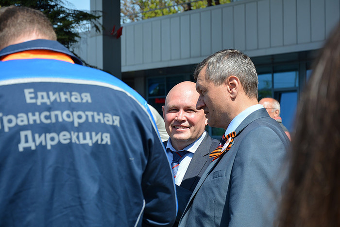 Генеральный директор ЕТД Игорь Титов (в центре) рассказал о&nbsp;новшествах в&nbsp;работе системы единого билета