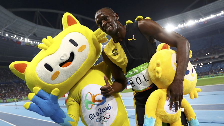 Ямайский спринтер Усейн Болт завоевал золотую медаль Олимпиады-2016 в&nbsp;беге на&nbsp;100 м. Таким образом, он стал семикратным олимпийским чемпионом. После забега Болт сфотографировался с&nbsp;талисманом ОИ-2016