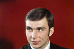 Хоккеист Евгений Зимин, форвард «Спартака», 1971 год