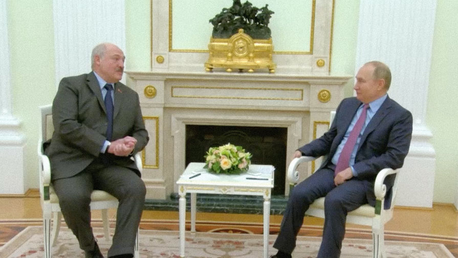 Лукашенко пошутил на встрече с Путиным