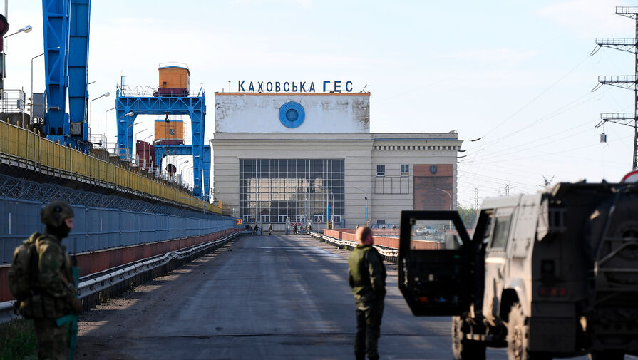 РИА Новости: специалисты занимаются ремонтом гидрогенератора на Каховской ГЭС