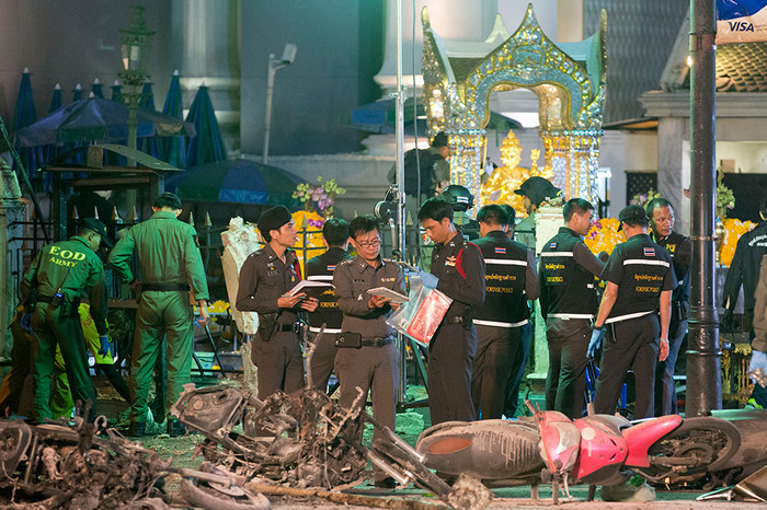 Последствия взрыва в&nbsp;центре Бангкока