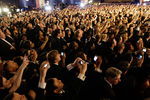 Зрители на праздничном балу после церемонии инаугурации Барака Обамы