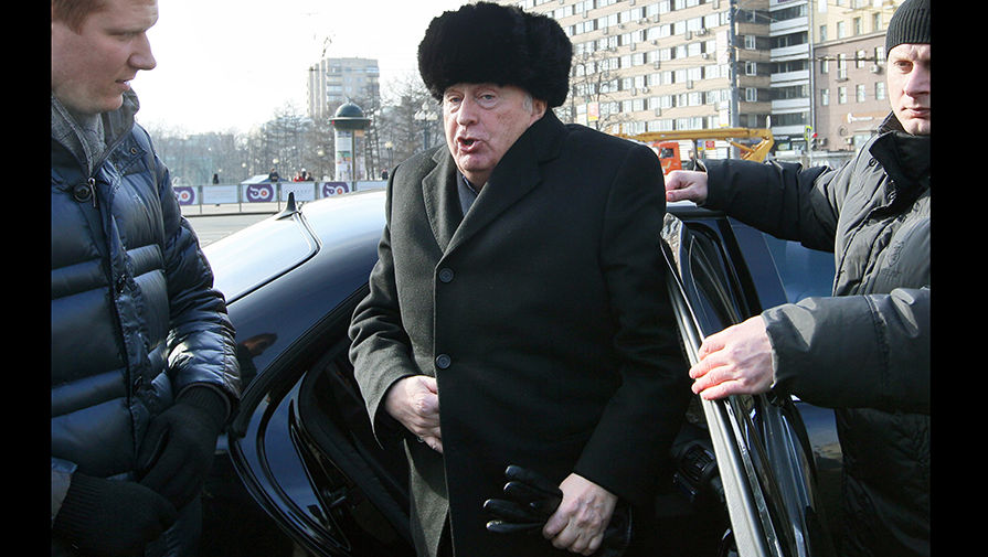Владимир Жириновский на Пушкинской площади, 2013 год